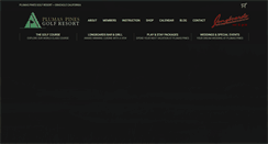 Desktop Screenshot of plumaspinesgolf.com